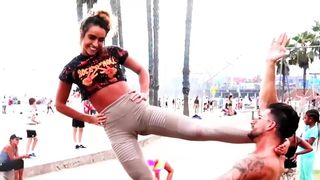 Sommer Ray Big Cameltoe and Great Ass in Yoga Pants (SLOW)