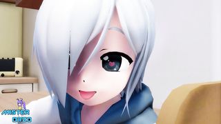 [MMD] Izumi wants to Swim (gang Bang)