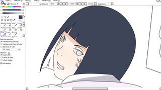 Coloring Hinata.