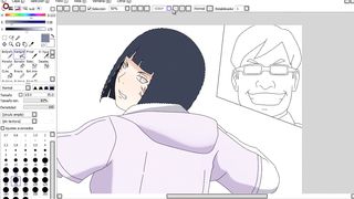 Coloring Hinata.