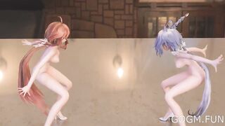 Naked Dancing MMD | Anime Girl Dancing for you