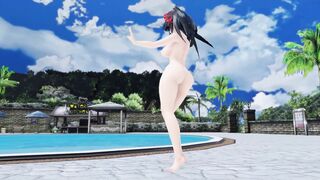 MMD Kurumi Tokisaki Phone Number Dance + Sex