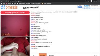 Omegle Girl Helps me Cum