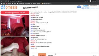 Omegle Girl Helps me Cum