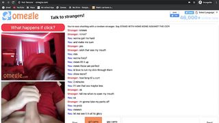 Omegle Girl Helps me Cum