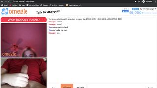 Omegle Girl Helps me Cum