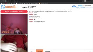 Omegle Girl Helps me Cum