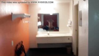 MILF with Huge White Ass fucks Big Dick in Hotel