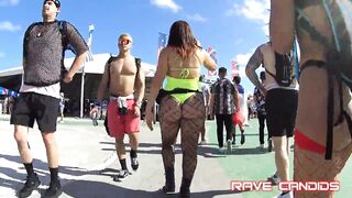 Candid Nice asses on hot Italians ravers!!