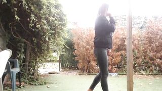 Hot Lesbians Masturbating in Public Park