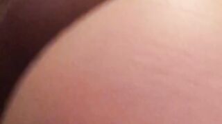 POV.. she Cums on my Dick.. Begs for me to Cum in her Pussy