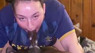 Amazing Cumshot- Sloppy Head PAWG 69 BBC Cumshot