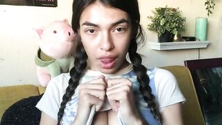 OnlyFans slut fingers her WET PUSSY  OF tiktok leaks