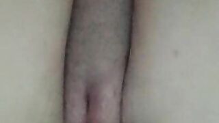 CLOSE UP a follower makes me cum after he gave me a hard fuck