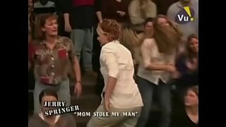 Angie Moons And Shake Her Ass At A Heckler In Jerry Springer