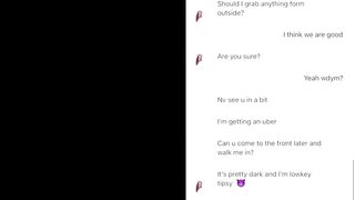 Petite 19 Years Old Teenage Girl Gets Her Tight Pussy Stretched + Text Conversations