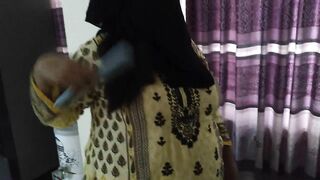 Neighbor boy fucked while hot aunty combing hair (Indian Desi Sex)