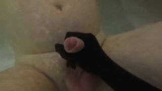 Ukrainian girl jerked me off under water in latex gloves