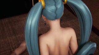 Sona from League Gives you a Boobjob and then Cowgirl your dick (test 6)