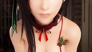 3D Compilation Tifa Lockhart Christmas Fuck Uncensored Hentai Final Fantasy 7 Remake