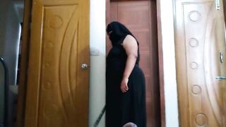 Family Strokes - My hot stepmom helps me to cum while she sweeping my room - Indian Sex