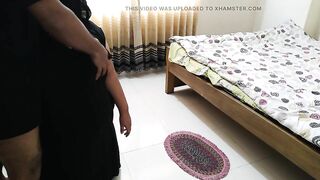 Fuck Indian maid on bed while cleaning owner's house