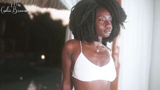 Sexy African model Bikini Try on (Mrs Cookie Brownie)