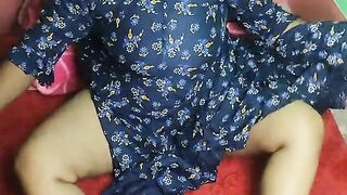 Indian mom Sruti Strips in blue grown and fingering pussy