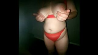 Step mom jingle tits while getting fucked with 11 inch of cock from step son