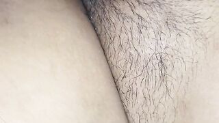 Hot bhabhi beautiful hairy pussy view.