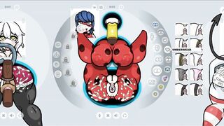 Fapwall [Rule 34 Hentai game] Miracolous ladybug huge black cocks DP