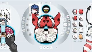 Fapwall [Rule 34 Hentai game] Miracolous ladybug huge black cocks DP