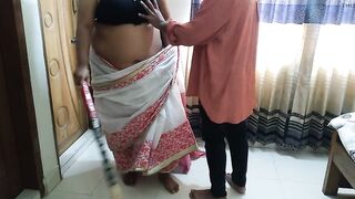 Desi Saas Ko Mast Chudai - Fuck Indian mother-in-law while sweeping house (Priya Chatterjee) Hindi Clear Audio