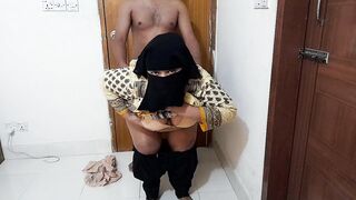 Punjabi Hindu Bhabhi is fucked by a Guy while cleaning the home - Newly married Indian bhabhi (Hindi Clear Audio)