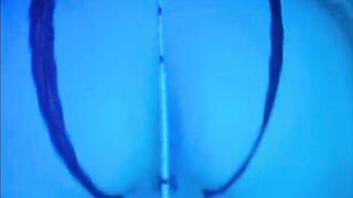 Sofia Rose's big white ass jiggling and pussy fucking dildo and loving vibrator