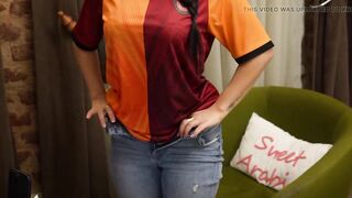 horny Jasmine celebrates galatasaray victory in front of her fan on webcam - jasmine sweetarabic