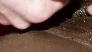 Black rosa pussy filled with cum....He liked it