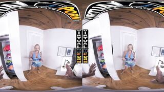 VIRTUALPORN - Blonde PAWG' Elana Bunzz's Big Tits Bouncing Around As She Rides Your Cock #POV #VR