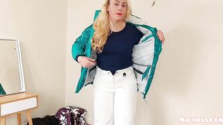 Snow gear try on haul with Michellexm