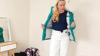 Snow gear try on haul with Michellexm