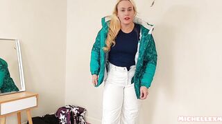 Snow gear try on haul with Michellexm