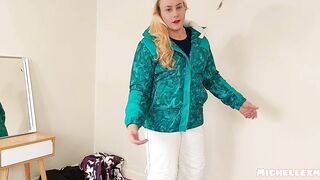 Snow gear try on haul with Michellexm