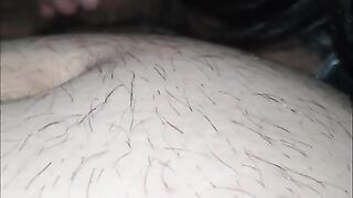 Step mom mouth slipped into step son dick by mistake and make him cum in the mouth