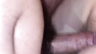 Fat ass bbw mature with hairy pussy and ass gets a dildo in her ass and hairy fat cock in her pussy