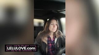 Babe rambling about behind the scenes personal details of her life on the road while she drives a big loud truck - Lelu Love