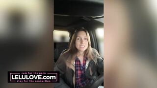 Babe rambling about behind the scenes personal details of her life on the road while she drives a big loud truck - Lelu Love