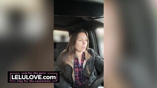 Babe rambling about behind the scenes personal details of her life on the road while she drives a big loud truck - Lelu Love