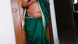 Green Saree Hot College Teacher want to Fucked Her 18y old Student - Indian Local Sex (Hindi Audio)