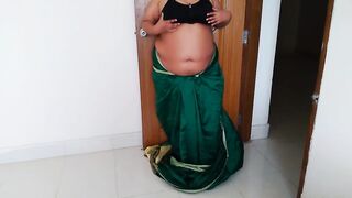 Green Saree Hot College Teacher want to Fucked Her 18y old Student - Indian Local Sex (Hindi Audio)