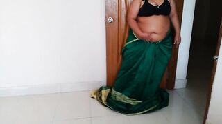 Green Saree Hot College Teacher want to Fucked Her 18y old Student - Indian Local Sex (Hindi Audio)